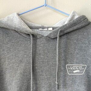 Vans Cropped Hoodie – Heather Grey – Size S (Fits S/M)